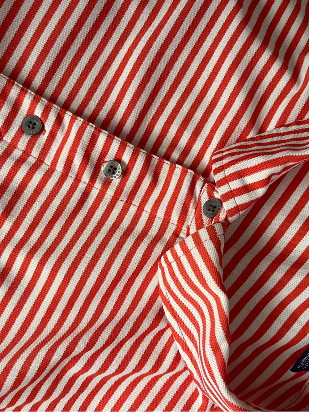 Cutter & Buck Orange & White Striped Florida Gator Polo 2XLT